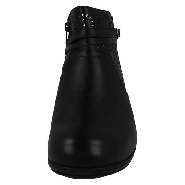 DB Shoes Ladies DB Shoes 2V Dual Fitting Ankle Boots Sky