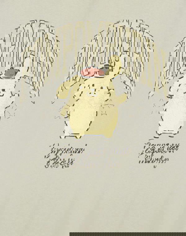 Hello Kitty & Friends Womens Beige Pompompurin Short Sleeved T-Shirt