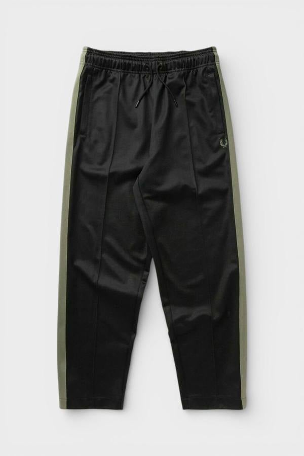Fred Perry Tape Detail Track Pant Black
