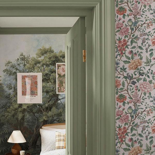 Laura Ashley Ellenbrook Multi Wallpaper