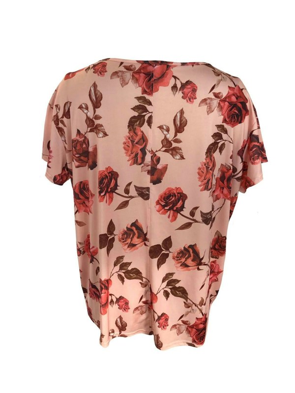 Frock Tales Quintessential Tee in Rose Print