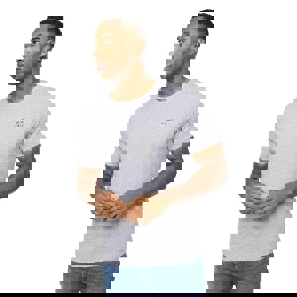 Crosshatch Mens Basicstandard T-Shirt (Pack of 5) - White/Black/Grey Marl - 