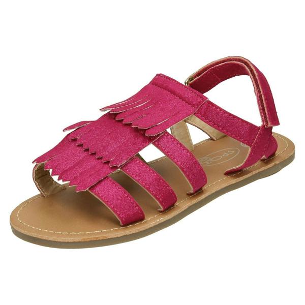Spot On Girls Spot On Sandal With Tassles