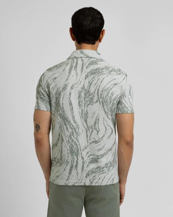 Steel & Jelly Pinner - Wave Effect Short Sleeve Shirt