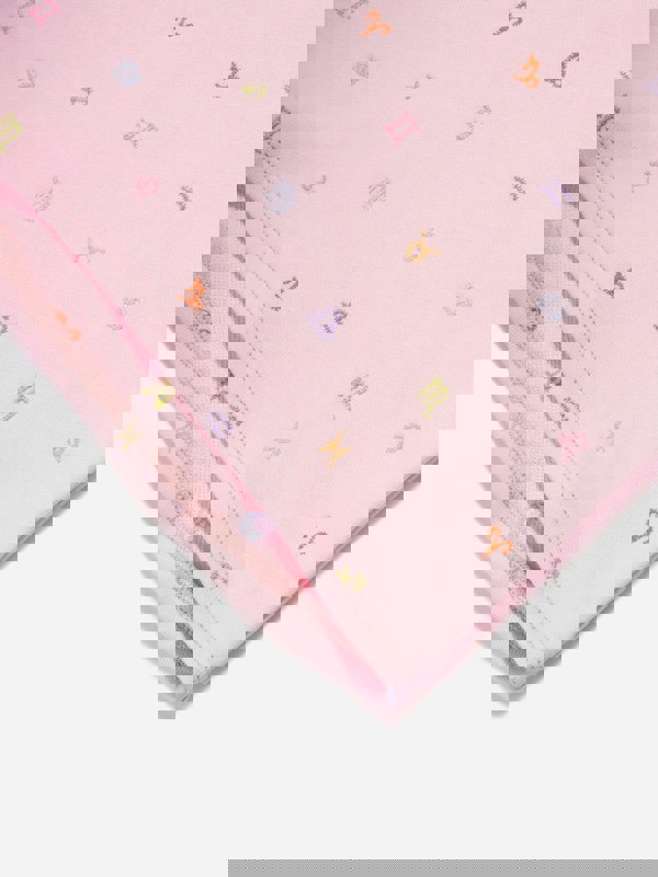 DL1961 Girls Marcie Star Signs Tank Top in Pink