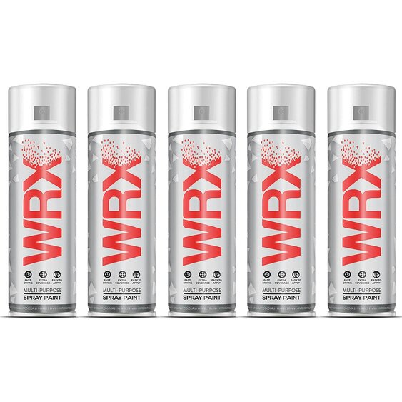 WRX 5X WRX White Surface Primer Spray Paints 400ml