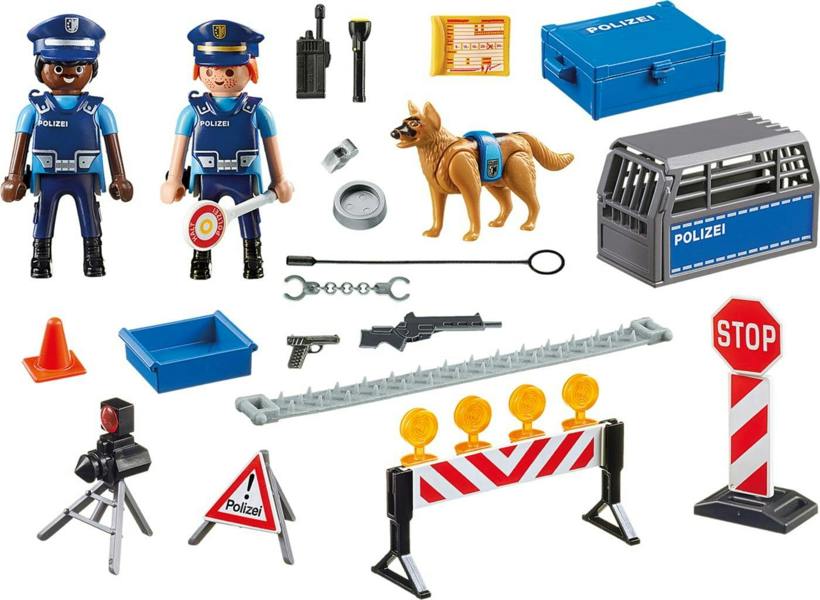 Playmobil Police Roadblock - 6878 Playset