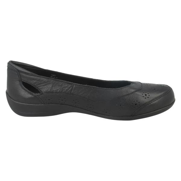 Padders Ladies Padders Cut Out Ballerina Flats Demi 2