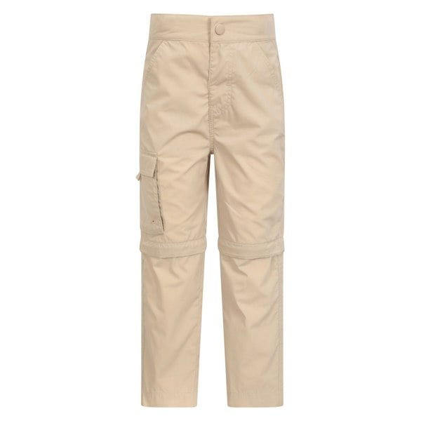 Mountain Warehouse Kids Zip-Off Active Trousers - Beige