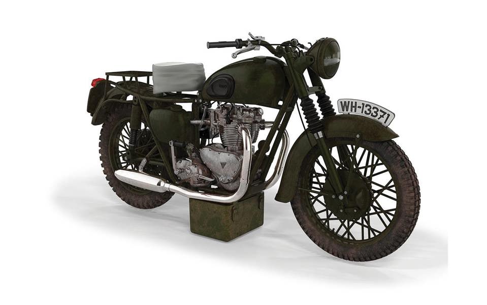 Corgi The Great Escape Triumph TR6 Trophy Weathered