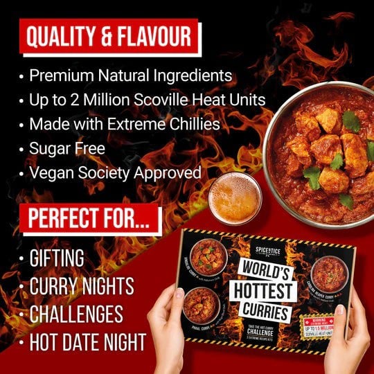 Spicentice World's Hottest Curry Collection Gift Box by Spicentice