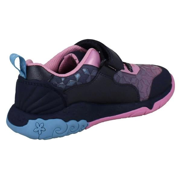 Clarks Girls Clarks Snowflake Detail Casual Trainers Tidal Trail