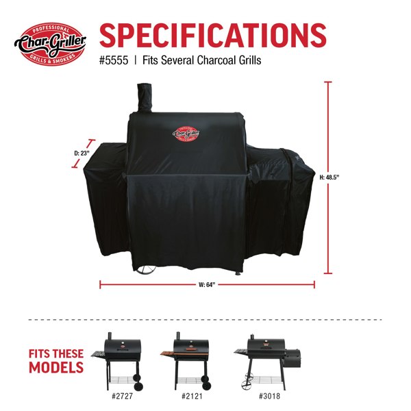 Char-Griller Grill Cover - Char-Griller® Pro Deluxe®