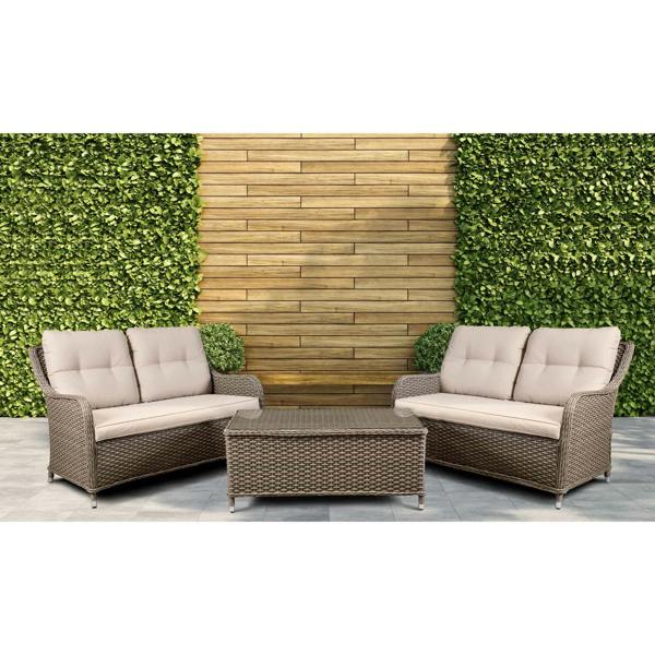 Dellonda DG88 Outdoor Sofas Action shot - on patio