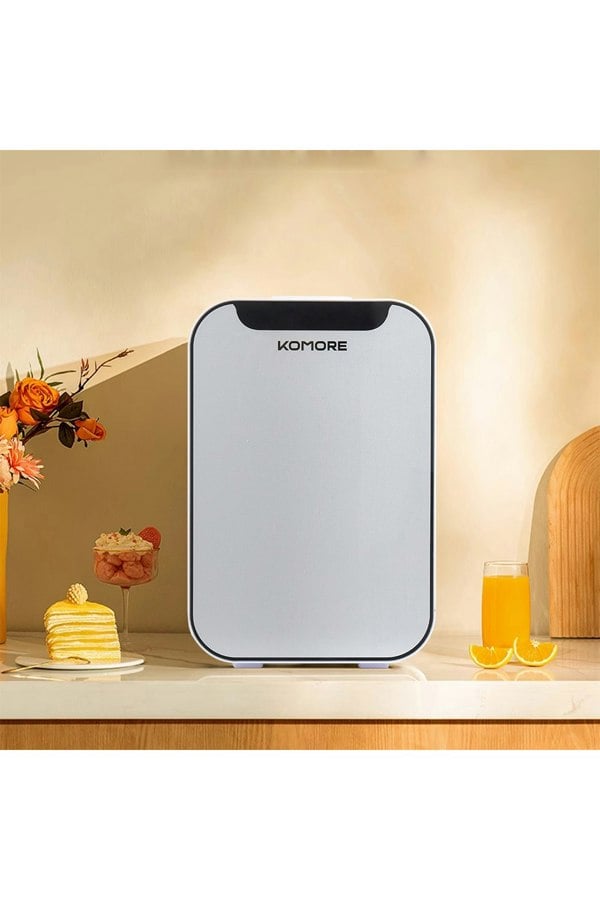 Living and Home White 18L Dual-Use Mini Refrigerator