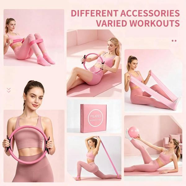Leaper Pilates Kit with Ring and Ball for Beginners