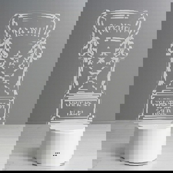 Personalised Memento Company Personalised Trophy LED Colour Changing Night Light