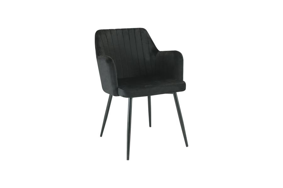 Outdoor Living New York Dining Table with 4 Charlotte Velvet Chairs