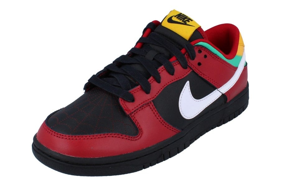 Nike Dunk Low Retro Ltd Mens Trainers Fz3057  001 - Black White Gym Red 001 - Photo 0