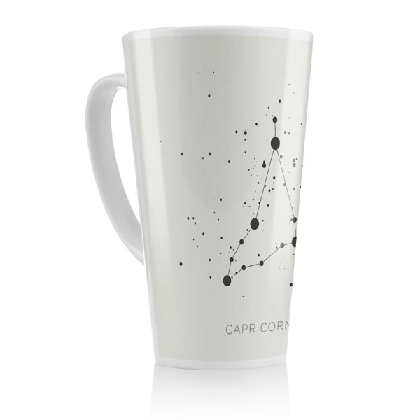 Benjamin Tate Design Star Constellation Zodiac Capricorn Dining Latte Mug