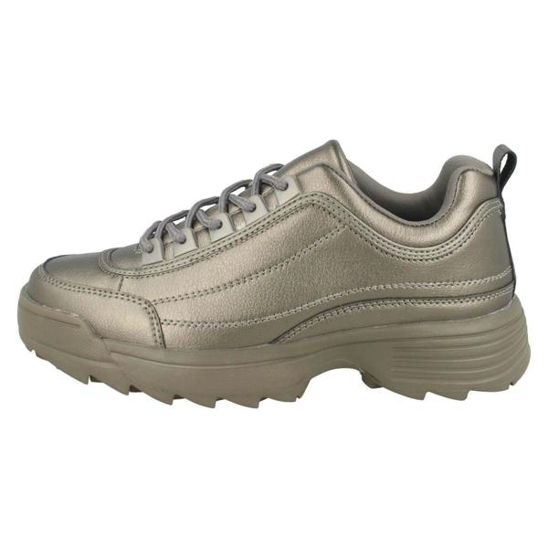 Reflex Ladies Reflex Lace Up Chunky Trainers