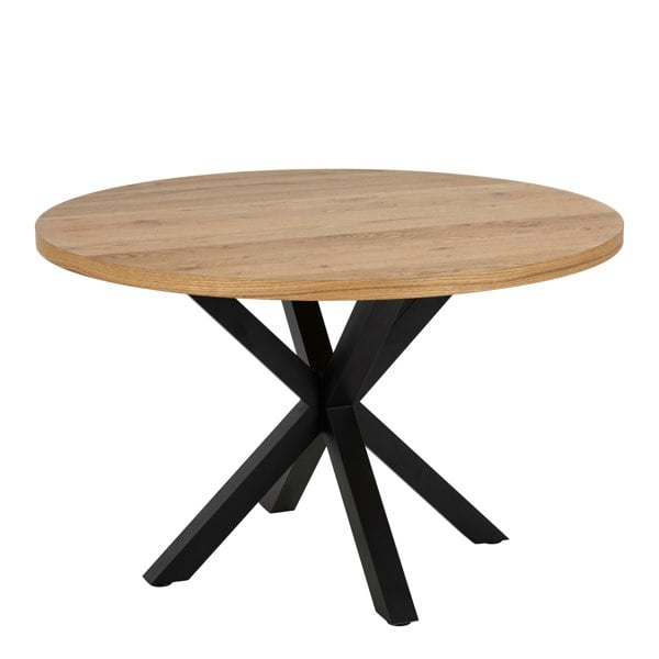 Furniture To Go Heaven Dining Table in Oak with Black Legs