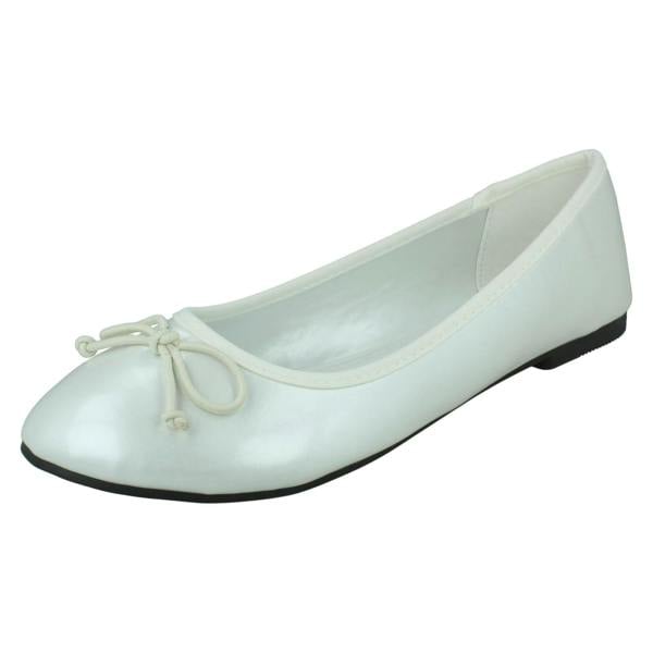 Spot On Ladies Spot On Ballerinas With Small Bow Detail F80397
