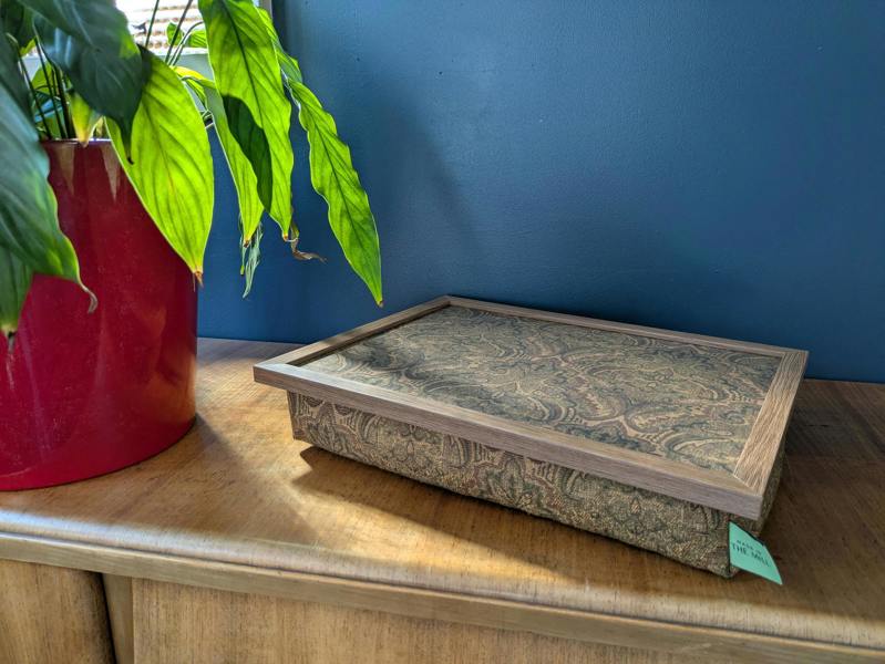Made in the Mill Luxury Templeton Tapestry Lap Tray with Bean Bag Base