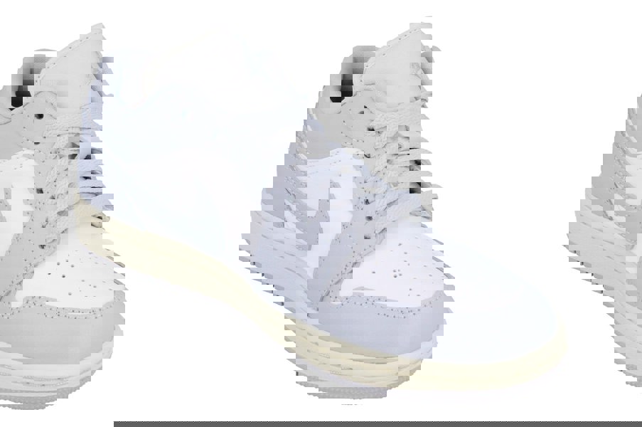 Nike Womens Air Jordan 1 Low Trainers Dc0774  103 - Sail Neutral Grey Coconut Milk 103 - Photo 3