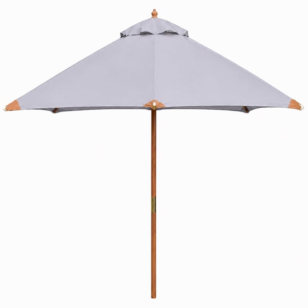 3m Premium Hardwood Garden Parasol Umbrella