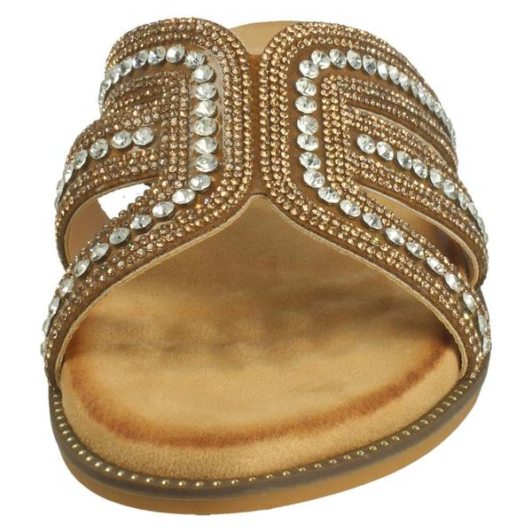 Savannah Ladies Savannah Flat Mule Sandals F00472