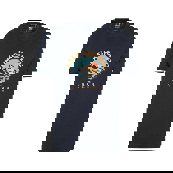 Mountain Warehouse Mens Lake District Short-Sleeved T-Shirt - Navy