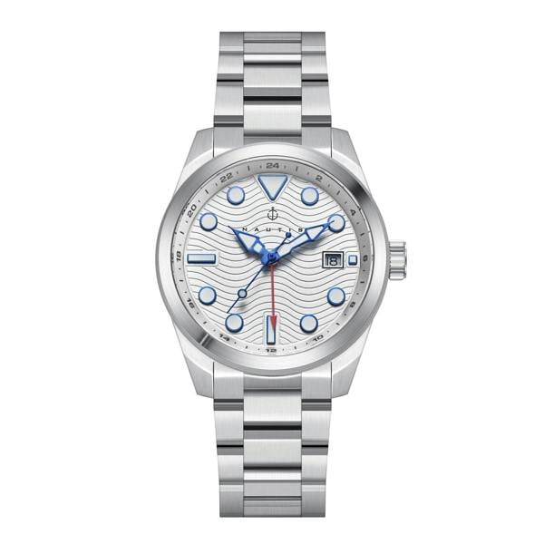 Nautis Lenzi Bracelet Watch - Silver/White - NAUN106-3