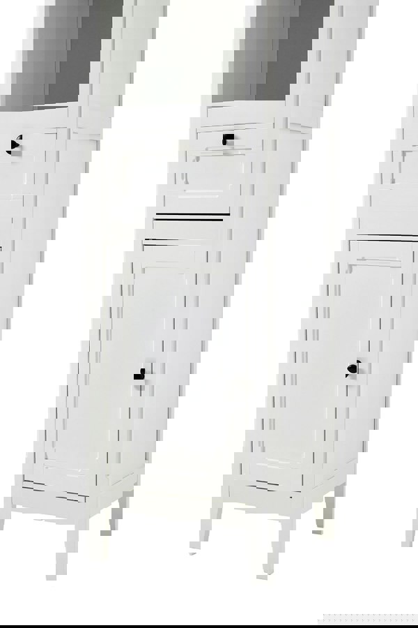 Living and Home 3 Tier Freestanding Tall Bathroom Storage Cabinet