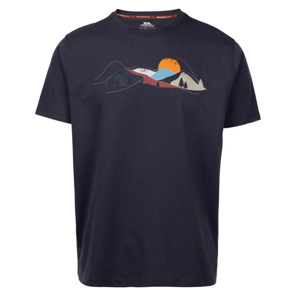 Trespass Mens Firesteel Printed T-Shirt - Steel Blue