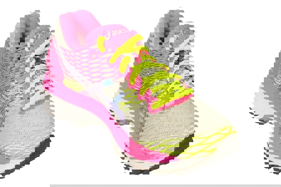 Asics Gel-Nimbus 18 Womens T650N  9397 - Silver Titanium Hot Pink 9397 - Photo 3