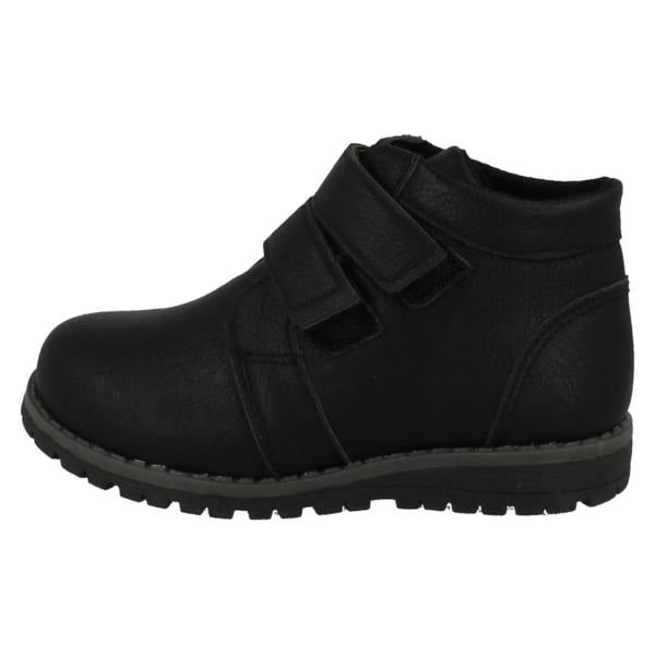 JC Dees Boys JCDees Round Toe Double Strap Ankle Boots