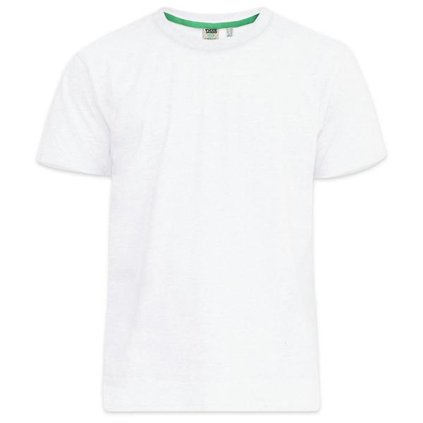 Duke Mens D555 Flyers Crew Neck Kingsize T-Shirt - White - 