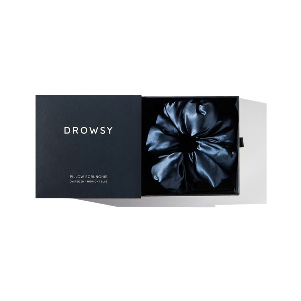 Drowsy Sleep Co Pillow Scrunchie - Midnight Blue