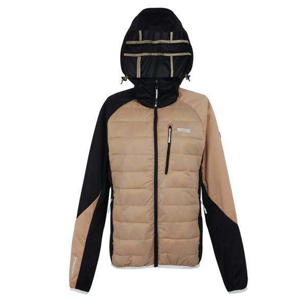 Regatta Womens/Ladies Andreson Pro Hybrid Jacket - Warm Taupe/Black