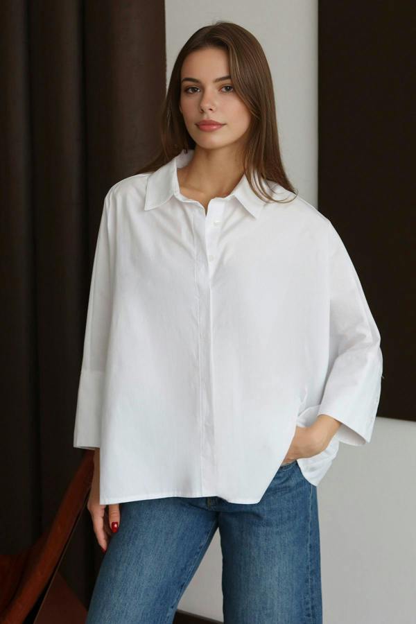WOVCOR Oversize Woven Shirt