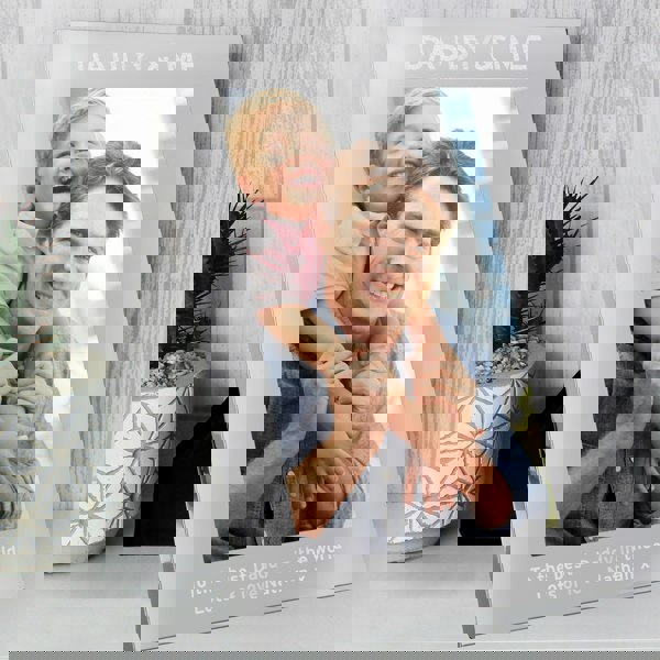 Personalised Memento Company Personalised & Me 5x7 Silver Photo Frame