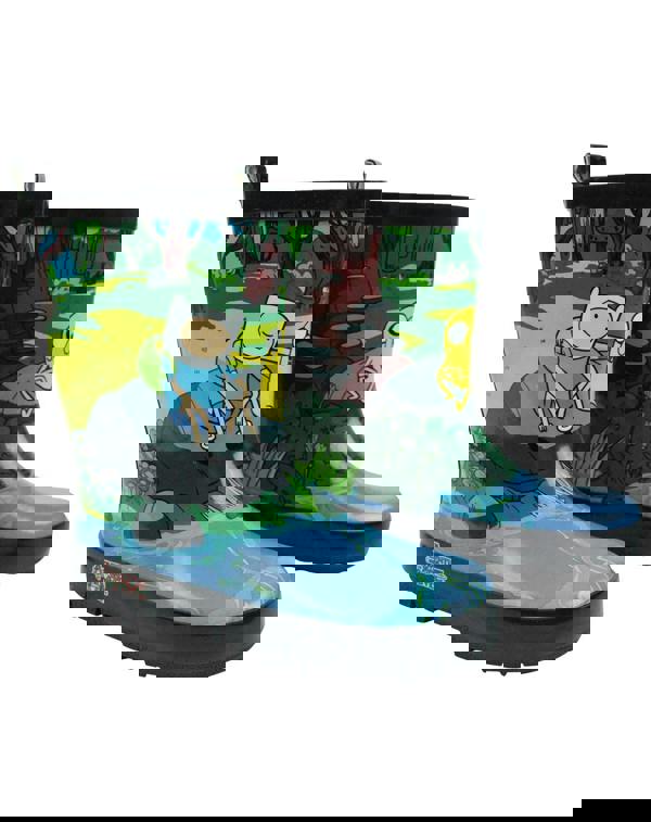 Unisex Kids Blue Adventure Time Wellington Boots without Handles