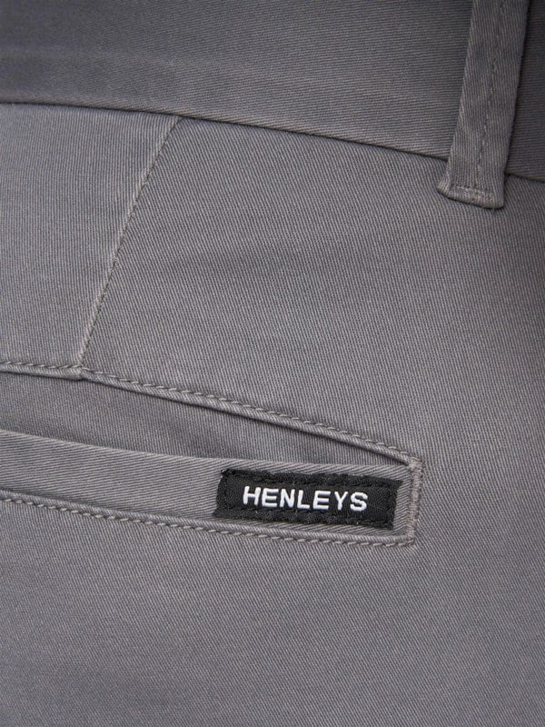 Henleys Visit Chinos - Grey