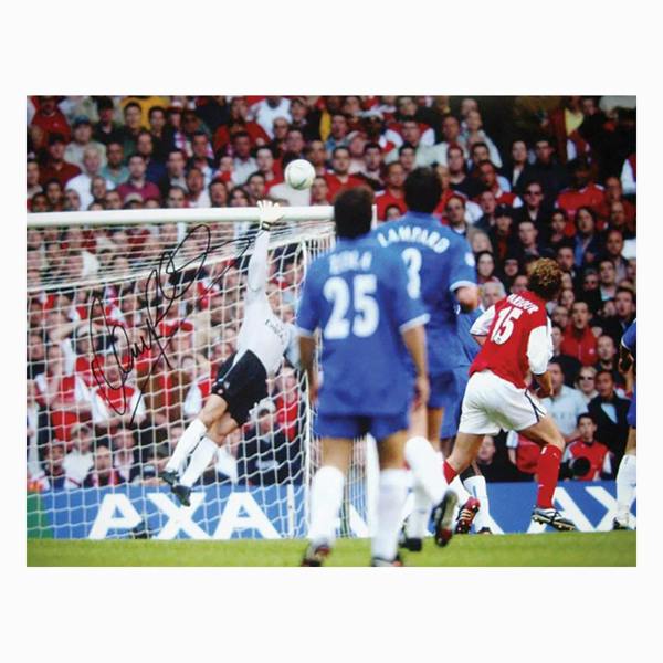 Ray Parlour signed Arsenal photo — Unframed