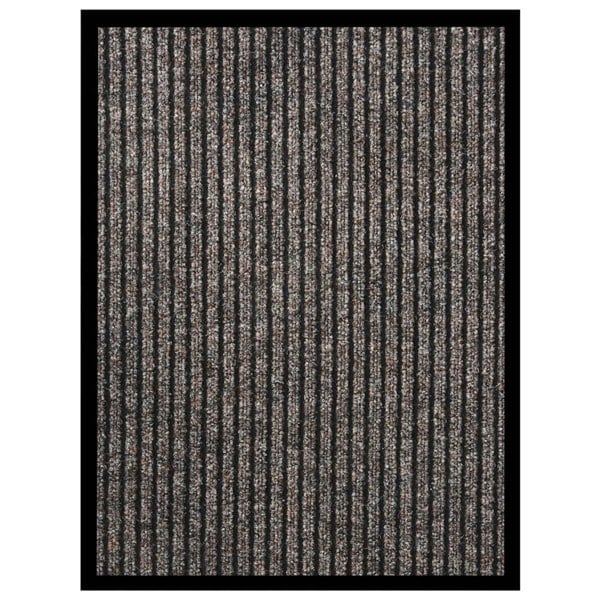 Berkfield Doormat  Striped Beige 40x60 cm