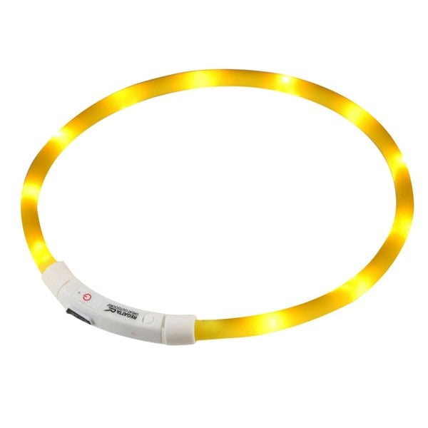 Regatta LED Dog Collar - Yellow