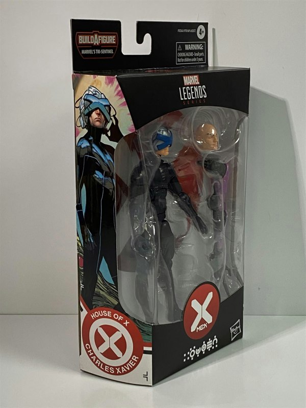 x men charles xavier marvel legends 7 build tri sentinel hasbro f0341