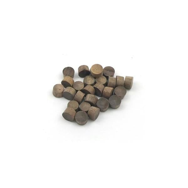 10mm Walnut Flat Head End Grain Plug