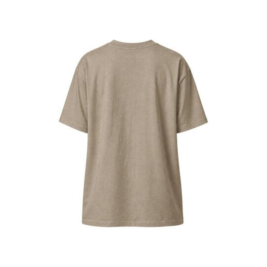 By Lanvin Printed Central Logo Taupe T-Shirt